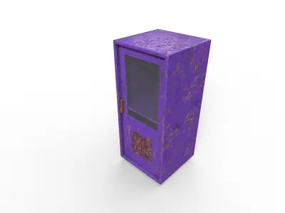 Old Modern Furniture 3D Model Terror Low-poly 3D model 12