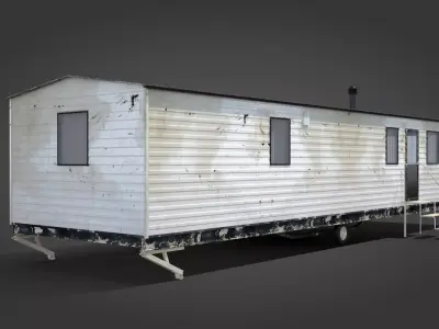 Old Mobile Home 3D model