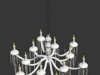 Hot Kroon Chandelier - Studio Q 3D model
