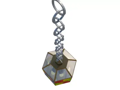 Hanging Lantern Free 3D model
