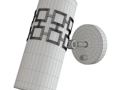 Parker Wall Sconce Low-poly 3D model