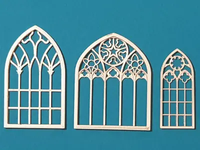 Gothic window 2 3D model