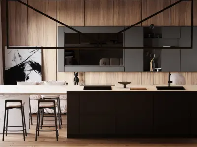 modern interior bb 3D model