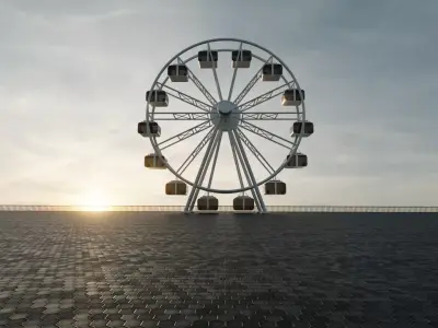 Ferris Wheel 3D model