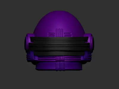 helmet high poly sculpt 3d 3D model