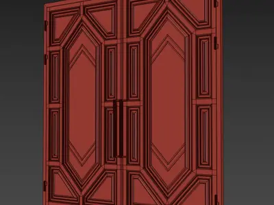 Gate black loft 016 3D model