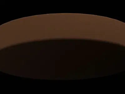 Chocolate Cake Dessert Low-poly 3D model