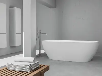 Bathroom furniture set Arcom eGo 2  3D model