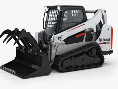  Bobcat T590 Compact Track Loader and Attachments Equipment 