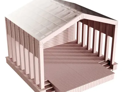 Street scene 3D model