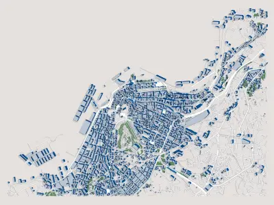 Vigo City Spain 3D model