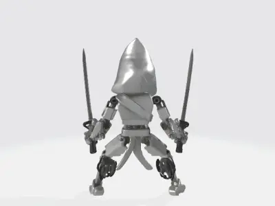 Ninja robot 3D model