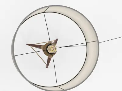 Mid-Century Tripod Floor Lamp by West Elm 3D model