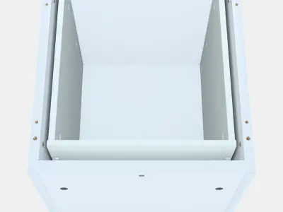 NORDLI Modular chest of drawers 1 Low-poly 3D model