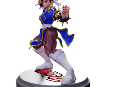 Chun Li 3D print model