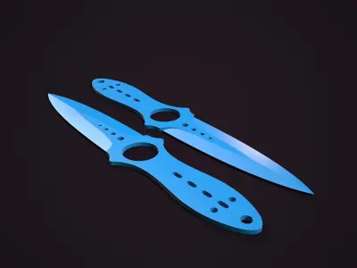 CSGO Skeleton Knife 3D Printable 3D print model