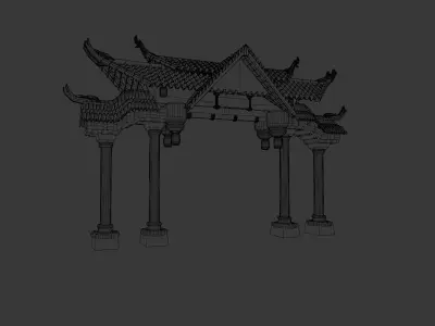 Tori Japanese  3D model
