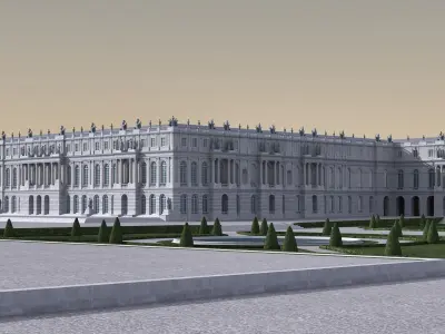  Versailles Palace Garden Side 