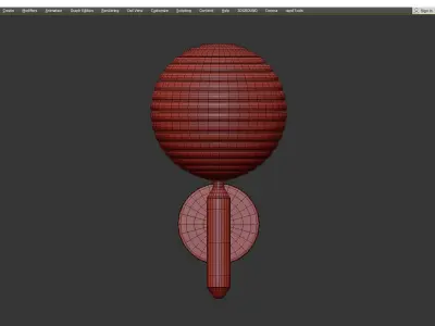 WALTON WALL Low-poly 3D model