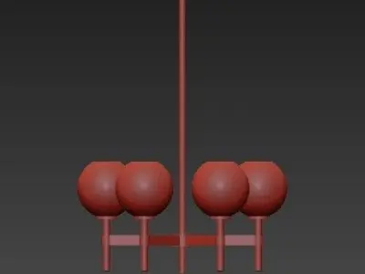 CHANDELIER JADE S 3D model