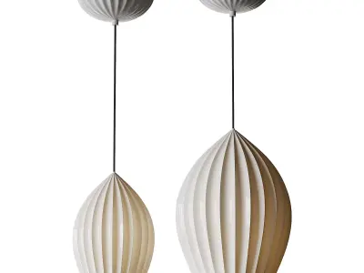Fin Suspension light 3D model