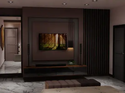 Room interior 3D model