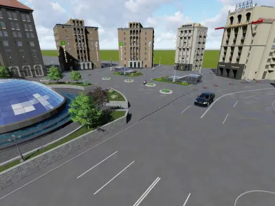 Hotel Kazackiy Kiev 3D model