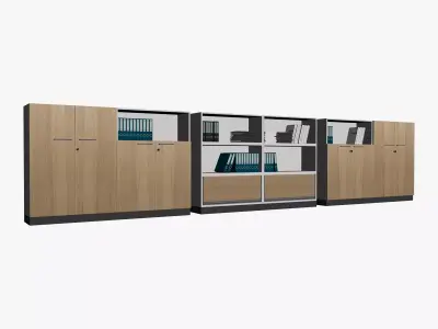 OFFICE STORAGE COMBO 02 3D model