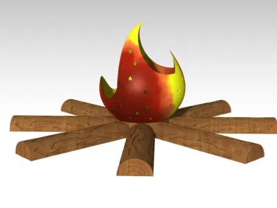 Fire Lamp 3D print model