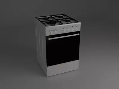 gas range 3D model