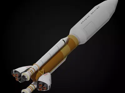 Martin Marietta Unmanned Launch Vehicle 3D model
