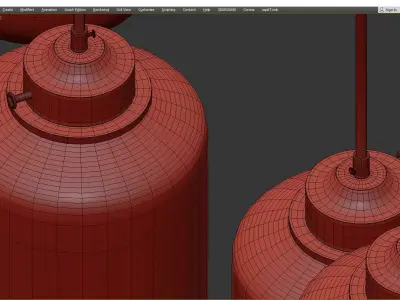  Circula 5 Turret Low-poly 3D model