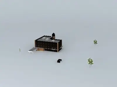 Bank Building Free 3D model