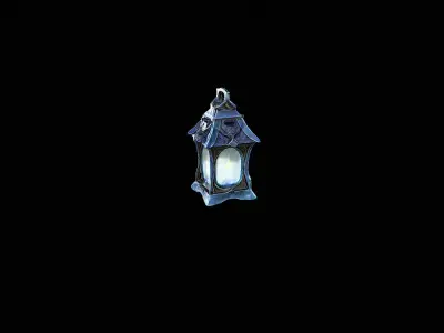 mystical stylized lantern 3D model