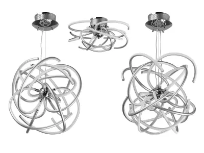 7484 Ciclone Lightstar Collection of LED Lamps 3D Model Pack