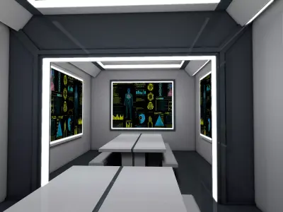 Dining Room interior 3D model