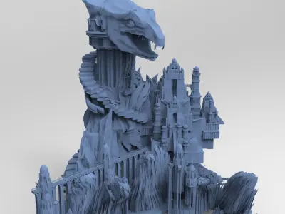 Eternia serpent high towers 3D model