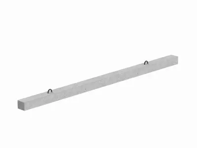 Concrete Slab Low-poly 3D model purchase