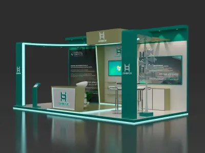 Exhibition Booth 3D model
