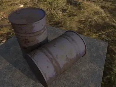 Drum Model 3D 3D model