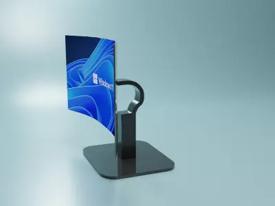 High Quality realistic monitor 3D model