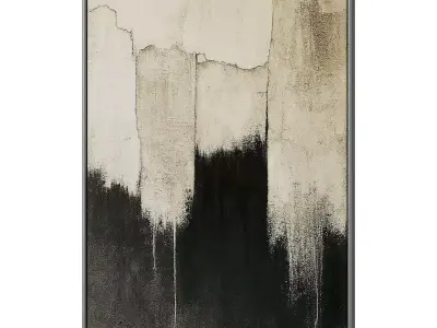 Abstract Painting Frame set 3D model 800