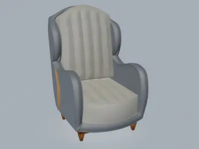 Prince Armchair 3D model