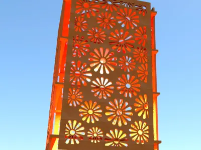 Chandelier lamp 3D 3D model