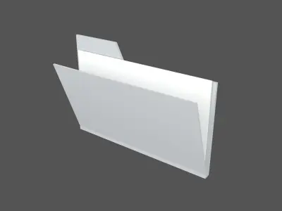 Folder v1 005 Low-poly 3D model