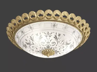 Wall and ceiling lamp Odeon Light Grovana 3D model
