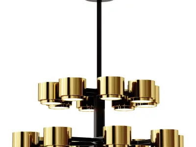 JALEN TWO TIER CHANDELIER 89438 3D model