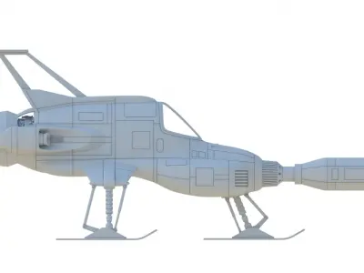 UFO Interceptor 3D print model