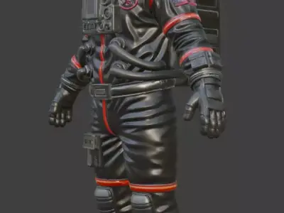 Astronaut Spacesuit 3D Model 3D model