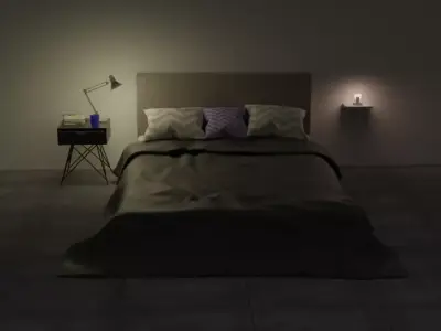 Interior Bed-Room Free 3D model